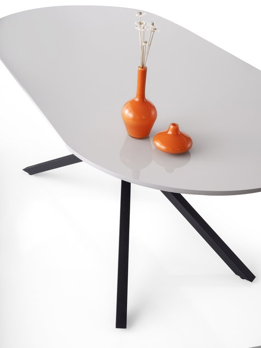 Hanah Home Aura - 3013 Mesa de Comedor Gris Claro